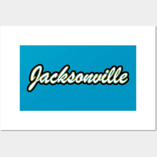 Football Fan of Jacksonville Posters and Art